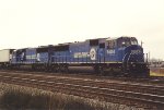 Paused eastbound intermodal